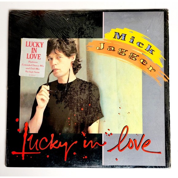 Mick Jagger Promo Album Media Mick Jagger Lucky In Love 2 Ep Promo 1a 1st Print 1985 Vgc Lk